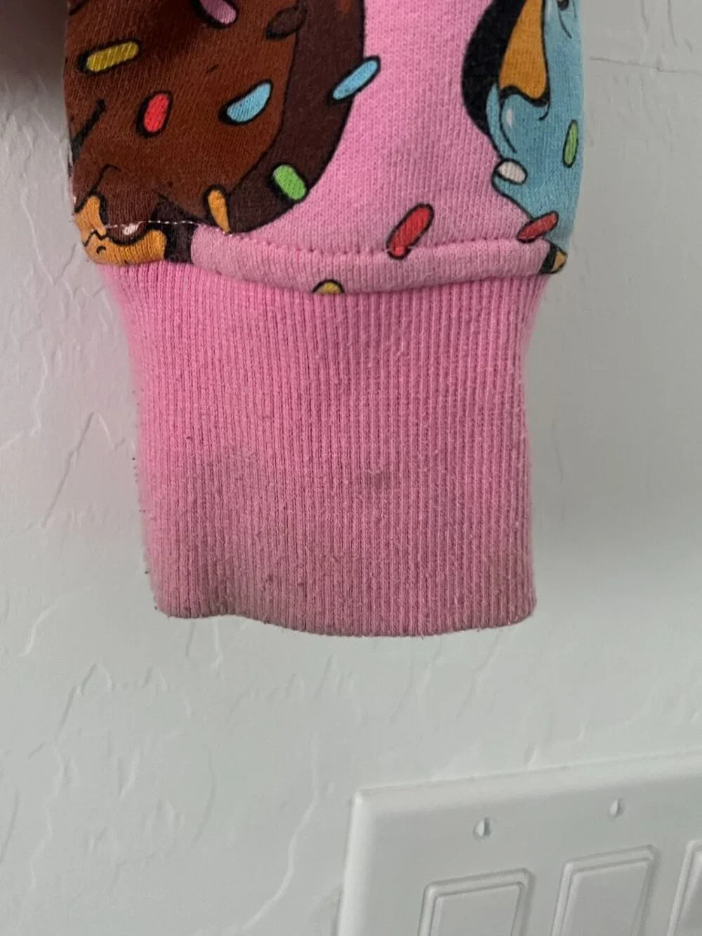 Disneyland Disney Eats Pink Half Zip Pullover Hoodie Hooded Sweatshirt Size M - Picture 6 of 12